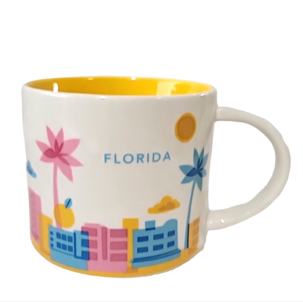 Starbucks Florida You Are Here Collection 140z Ceramic Mug